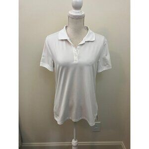 Amaz*n Essentials White Short Sleeve Polo Size Medium